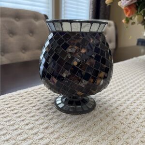 Mosaic Glass Vase